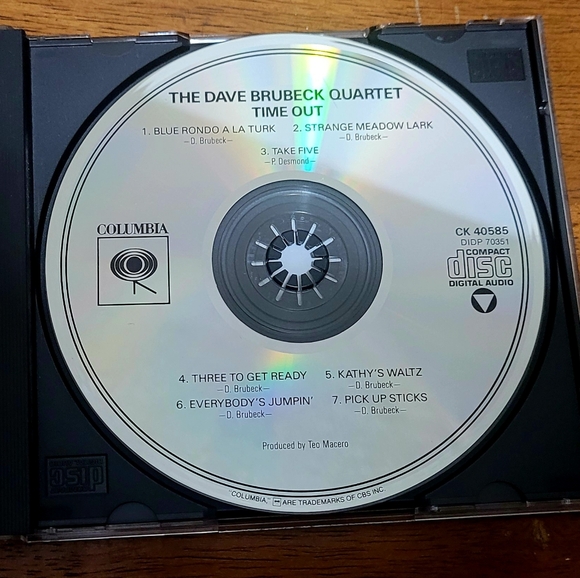 The Dave Brubeck Quartet Jazz CD 1995 Sony Time Out / Take Five - Picture 3 of 3